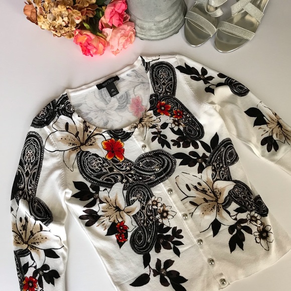 WHBM Cardigan EUC Size XS - Picture 5 of 16